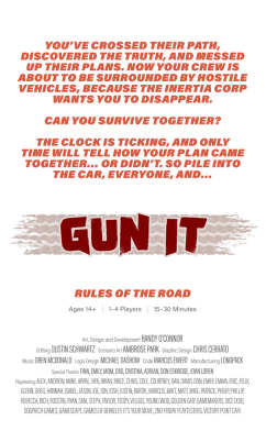 A thumbnail image of the first page of the Gun It rulebook